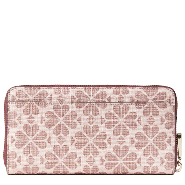 Kate Spade Spade Flower Coated Canvas Zip-Around Continental Wallet pwr00085