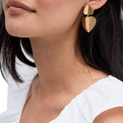 Kate Spade Metal Petal Drop Earrings