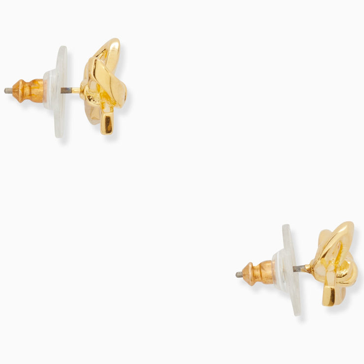 Buy Kate Spade Skinny Mini Bow Studs Earrings in Gold o0ru2906 Online in Singapore | PinkOrchard.com