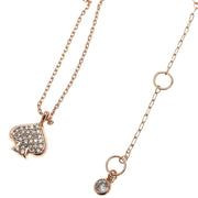 Buy Kate Spade Everyday Spade Pave Mini Pendant Necklace in Clear/ Rose Gold o0ru3124 Online in Singapore | PinkOrchard.com