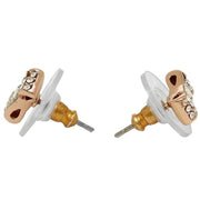 Buy Kate Spade Ready Set Bow Pave Bow Studs Earrings in Clear/ Rose Gold o0ru1561 Online in Singapore | PinkOrchard.com