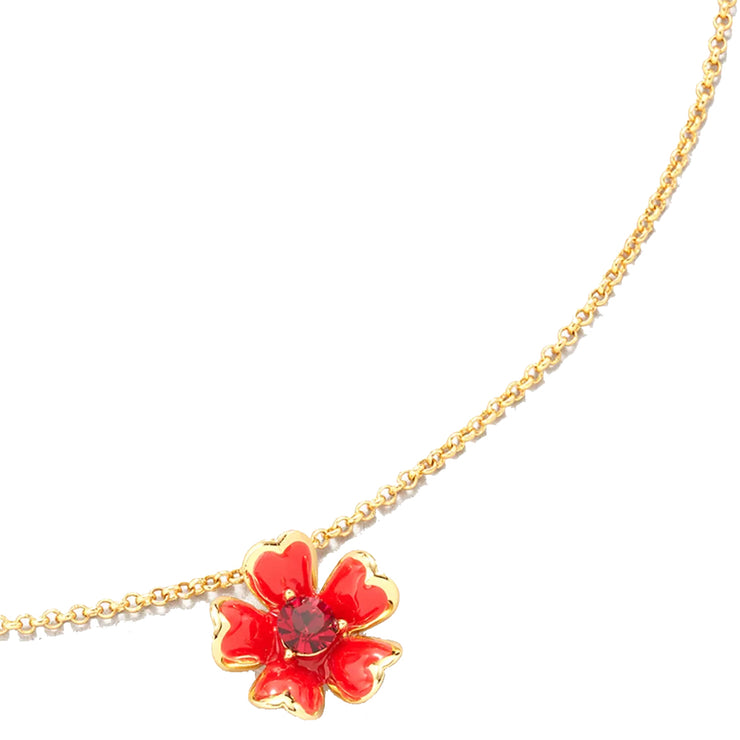 Kate Spade Blushing Blooms Pendant Necklace o0r00289