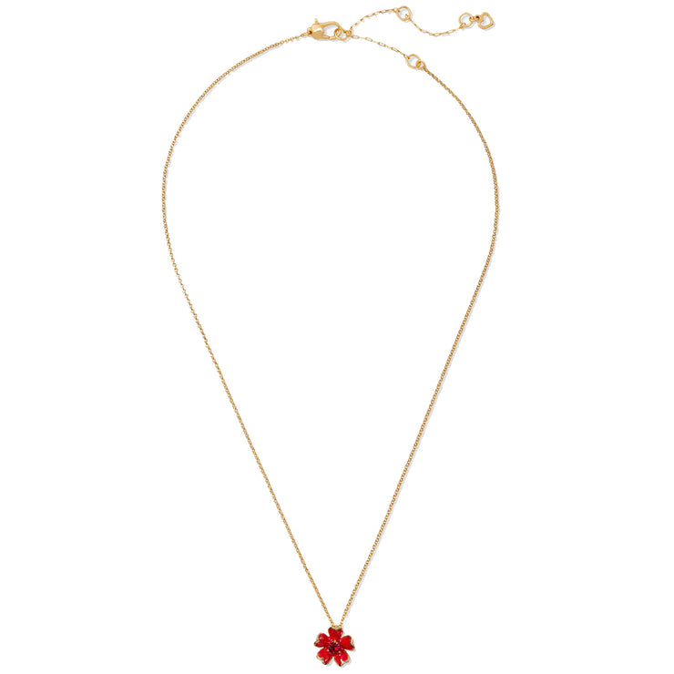 Kate Spade Blushing Blooms Pendant Necklace o0r00289