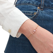 Kate Spade Gleaming Gardenia Flower Slider Bracelet