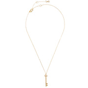 Kate Spade Lock and Spade Pave Key Pendant Necklace o0r00121