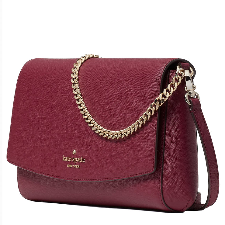 Kate Spade New York Natalia Small Flap Crossbody Bag (Blackberry Preserve):  Handbags