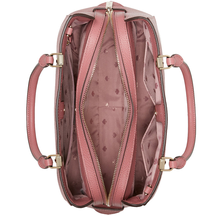 Kate Spade Leila Medium Triple Compartment Satchel Bag in Pomegranate wkr00335