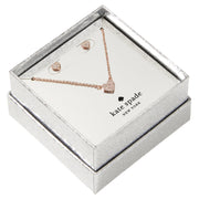 Kate Spade Yours Truly Pave Studs and Mini Pendant Boxed Set