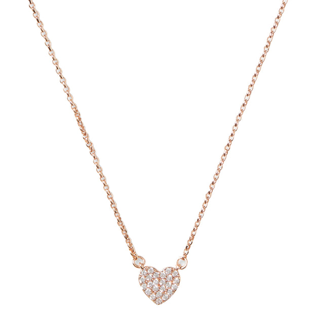 Buy Kate Spade Yours Truly Pave Studs Earrings and Mini Pendant Necklace Boxed Set in Rose Gold o0r00112 Online in Singapore | PinkOrchard.com