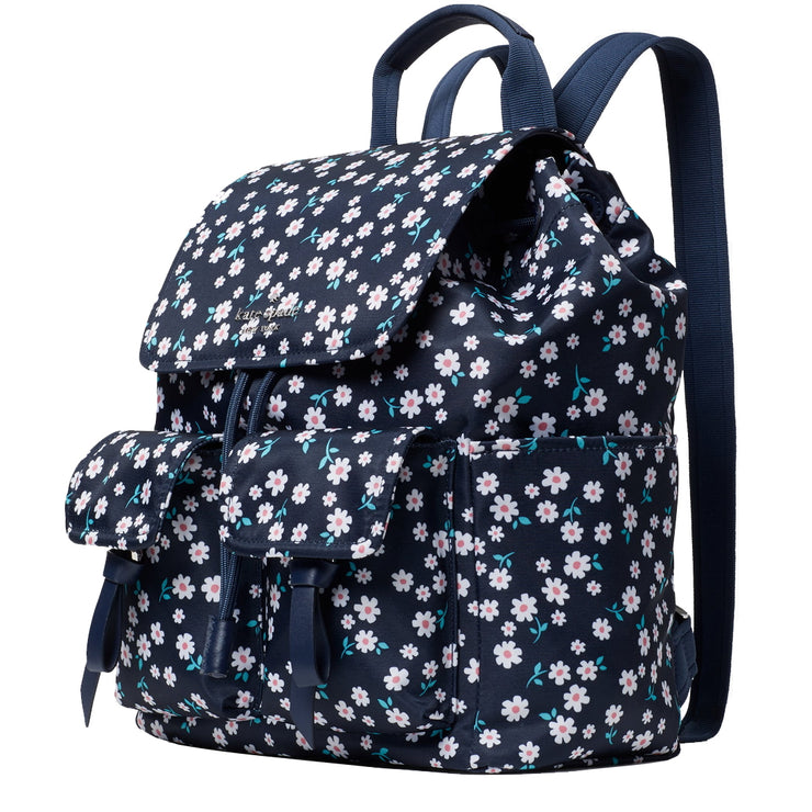 Kate Spade Carley Fleurette Toss Flap Backpack Bag wkr00432