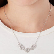 Kate Spade Precious Pansy Pave Statement Necklace