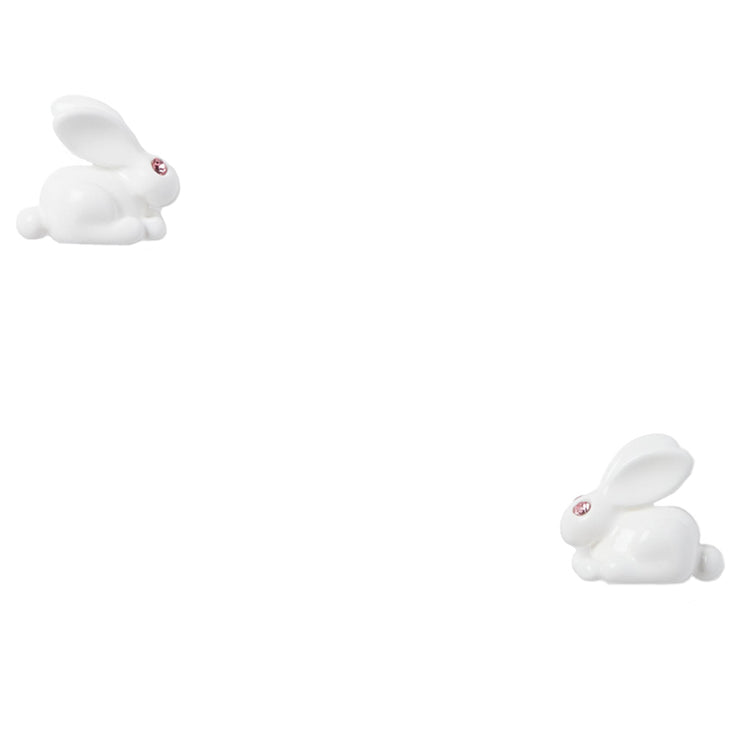 Kate Spade Forest Party Enamel Bunny Studs Earrings