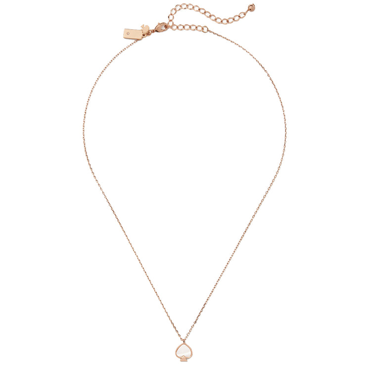 Kate Spade Signature Spade Spade Mini Pendant Necklace