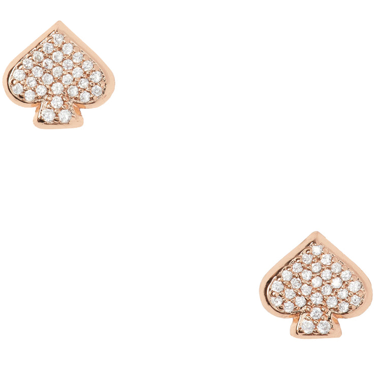 Kate Spade Everyday Spade Pave Studs Earrings