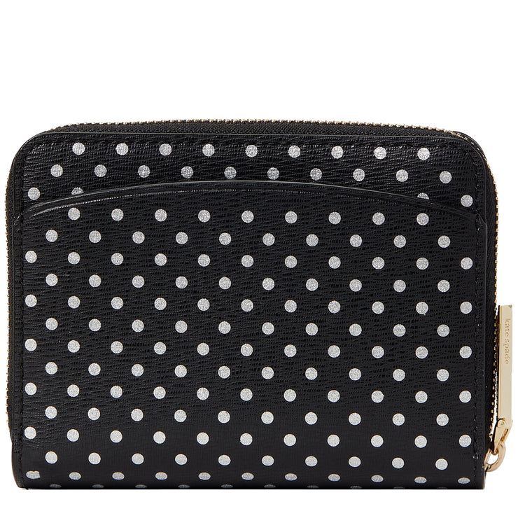 Kate Spade Spencer Metallic Dot Small Compact Wallet k4544