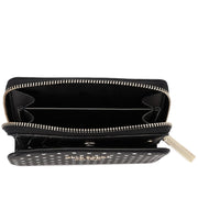 Kate Spade Spencer Metallic Dot Small Compact Wallet in Black