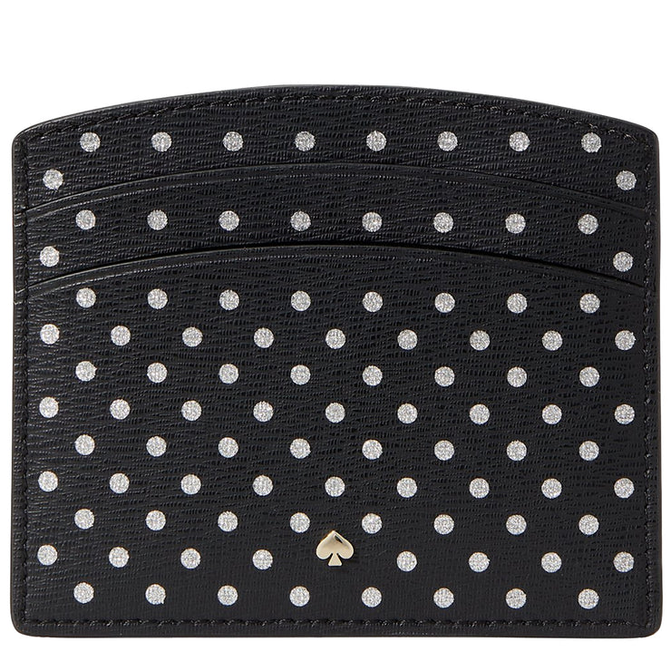 Kate Spade Spencer Metallic Dot Cardholder k4548