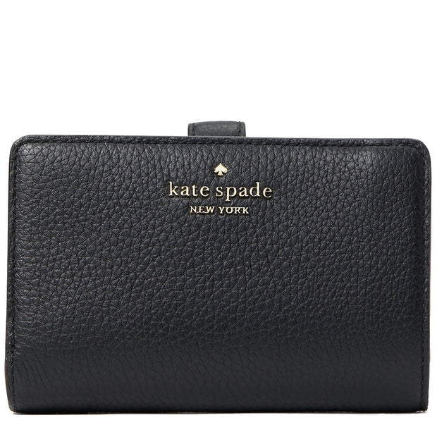 Buy Kate Spade Leila Medium Compartment Bifold Wallet in Black wlr00394 Online in Singapore | PinkOrchard.com