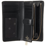 Buy Kate Spade Leila Medium Compartment Bifold Wallet in Black wlr00394 Online in Singapore | PinkOrchard.com