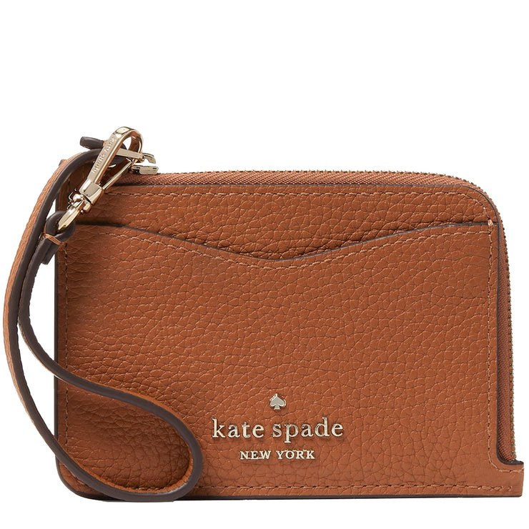 Buy Kate Spade Leila Small Card Holder Wristlet in Warm Gingerbread wlr00398 Online in Singapore | PinkOrchard.com