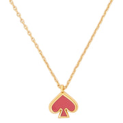 Kate Spade Everyday Spade Enamel Mini Pendant Necklace