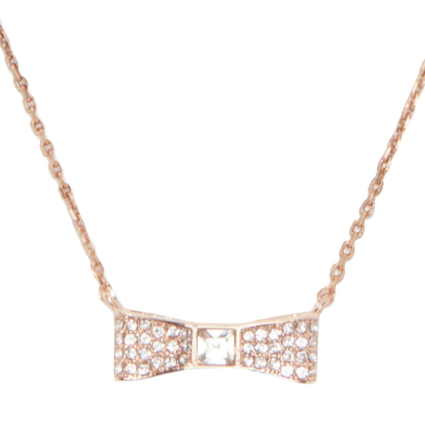 Kate Spade Ready Set Bow Pave Bow Mini Pendant Necklace