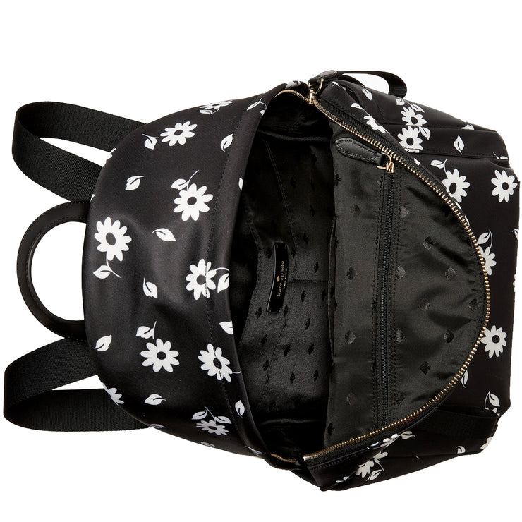 Kate Spade Chelsea Daisy Print Medium Backpack Bag in Black Multi k607 –