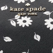 Kate Spade Chelsea Daisy Print Medium Cosmetic Pouch in Black Multi k6008