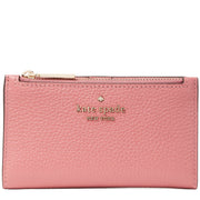 Kate Spade Leila Small Slim Bifold Wallet in Pomegranate wlr00395