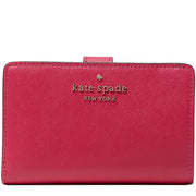 Kate Spade Staci Medium Compact Bifold Wallet in Pink Ruby wlr00128
