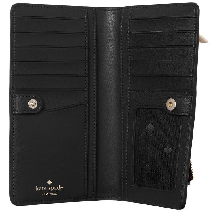 Buy Kate Spade Staci Colorblock Large Slim Bifold Wallet in Warm Beige Multi wlr00122 Online in Singapore | PinkOrchard.com