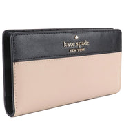 Buy Kate Spade Staci Colorblock Large Slim Bifold Wallet in Warm Beige Multi wlr00122 Online in Singapore | PinkOrchard.com