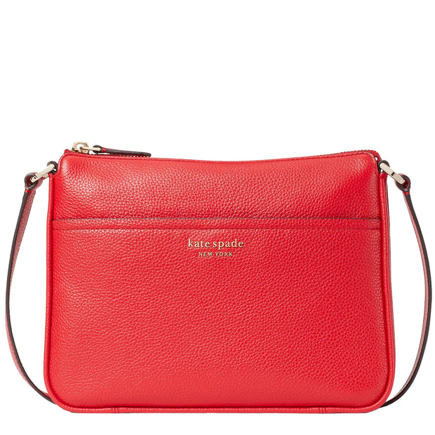 Buy Kate Spade Run Around Medium Crossbody Bag in Lingonberry pxr00405 Online in Singapore | PinkOrchard.com