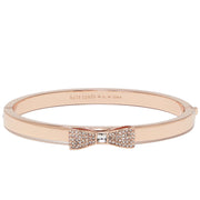Buy Kate Spade Ready Set Bow Pave Bow Bangle Bracelet in Clear/ Rose Gold o0ru1567 Online in Singapore | PinkOrchard.com