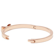 Kate Spade Ready Set Bow Pave Bow Bangle Bracelet in Clear/ Rose Gold o0ru1567