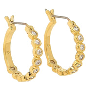 Buy Kate Spade Full Circle Huggies Earrings in Clear/ Gold o0ru2767 Online in Singapore | PinkOrchard.com