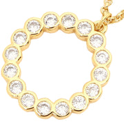 Buy Kate Spade Full Circle Mini Pendant Necklace in Clear/ Gold o0ru2384 Online in Singapore | PinkOrchard.com