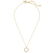 Buy Kate Spade Full Circle Mini Pendant Necklace in Clear/ Gold o0ru2384 Online in Singapore | PinkOrchard.com