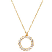 Buy Kate Spade Full Circle Mini Pendant Necklace in Clear/ Gold o0ru2384 Online in Singapore | PinkOrchard.com