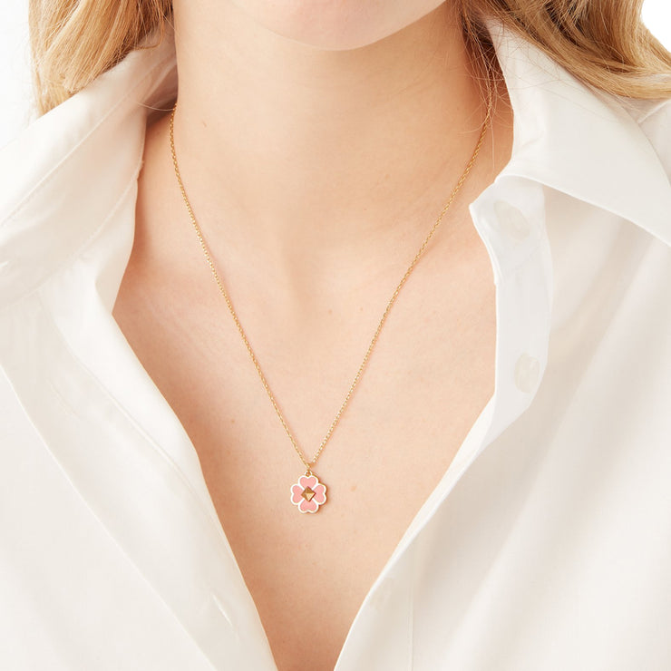 Kate Spade Spades & Studs Enamel Mini Pendant Necklace