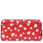Kate Spade Staci Heart Pop Printed Boxed Large Continental Wallet
