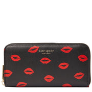 Kate Spade Spencer Kisses Zip-Around Continental Wallet