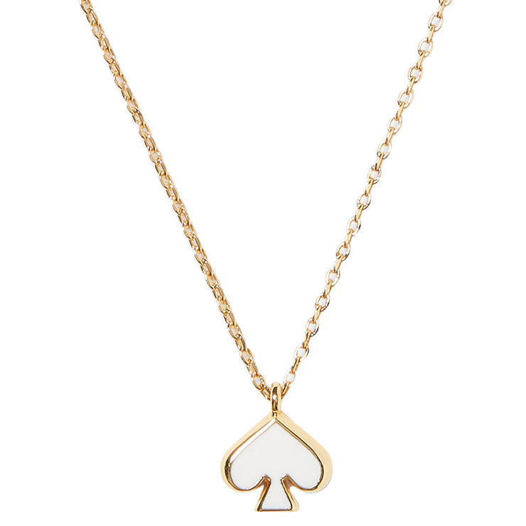 Kate Spade Everyday Spade Enamel Mini Pendant Necklace