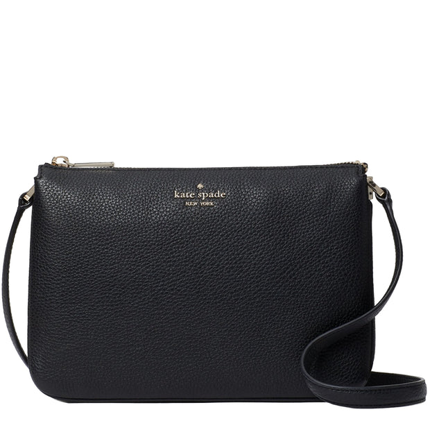Buy Kate Spade Leila Triple Gusset Crossbody Bag in Black wkr00448 Online in Singapore | PinkOrchard.com