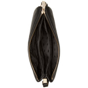 Kate Spade Leila Triple Gusset Crossbody Bag in Black wkr00448