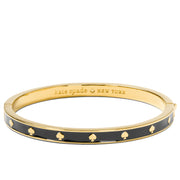 Buy Kate Spade Spot the Spade Enamel Hinged Bangle Bracelet in Black o0ru2565 Online in Singapore | PinkOrchard.com