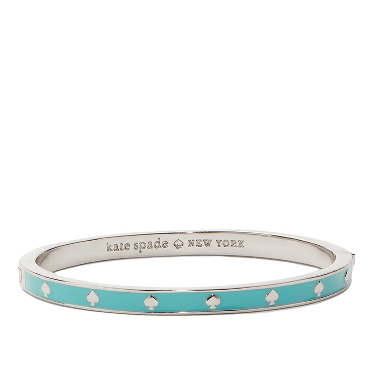 Kate Spade Spot the Spade Enamel Hinged Bangle Bracelet