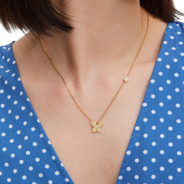 Kate Spade In a Flutter Pendant Necklace 