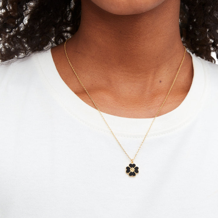 Kate spade black necklace Clearance