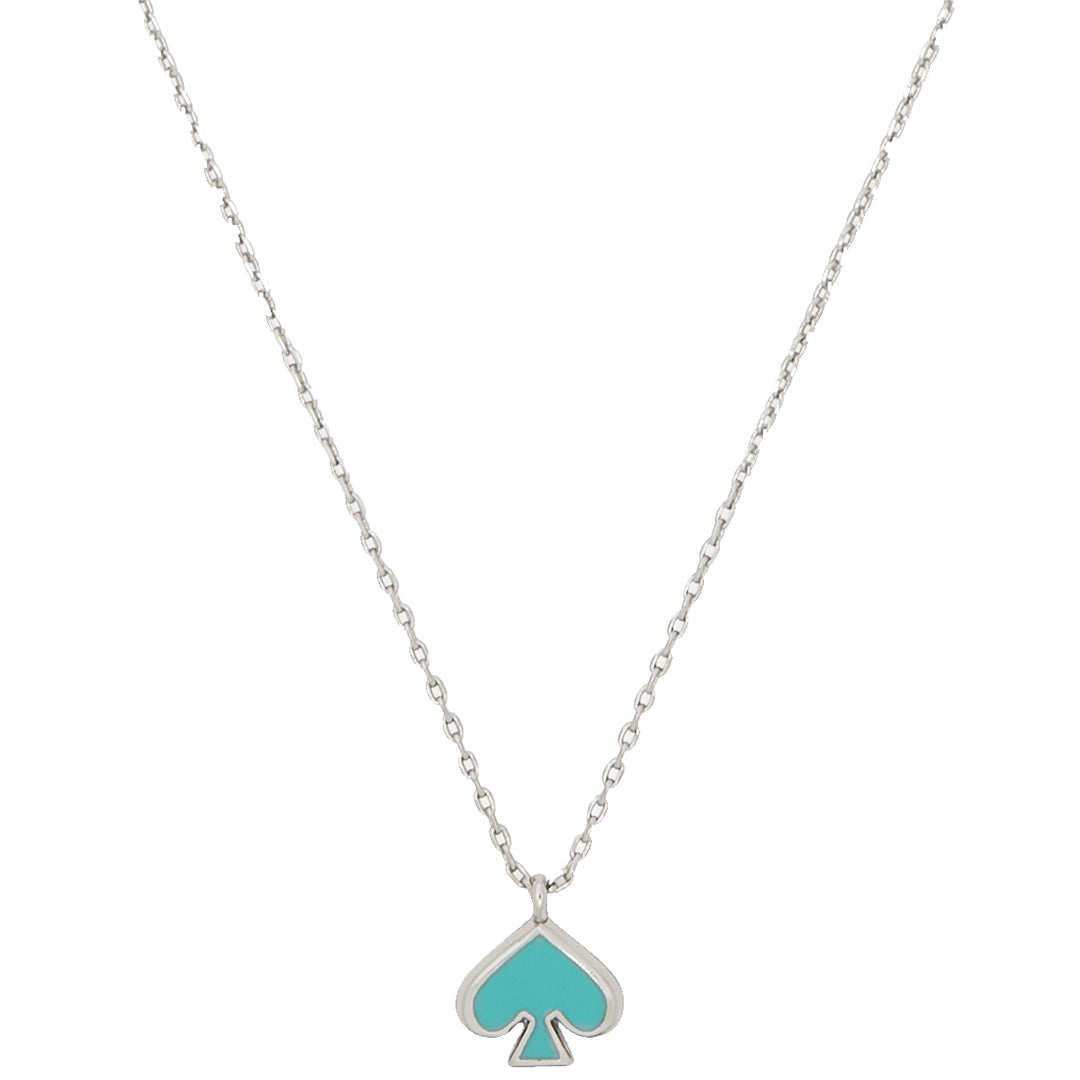 ネックレス・ペンダント kate spade Enamel Mini Pendant O0RU3073 KATE SPADE Everyday Spade Enamel Mini Pendant Black O0RU3073